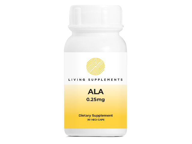 ALA 0.25mg | Andy Cutler Chelation | Living Supplements