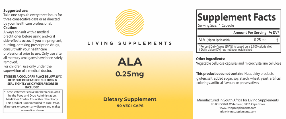 ALA 0 25mg Andy Cutler Chelation Living Supplements ala-0-25mg-andy-cutler-chelation-living-supplements